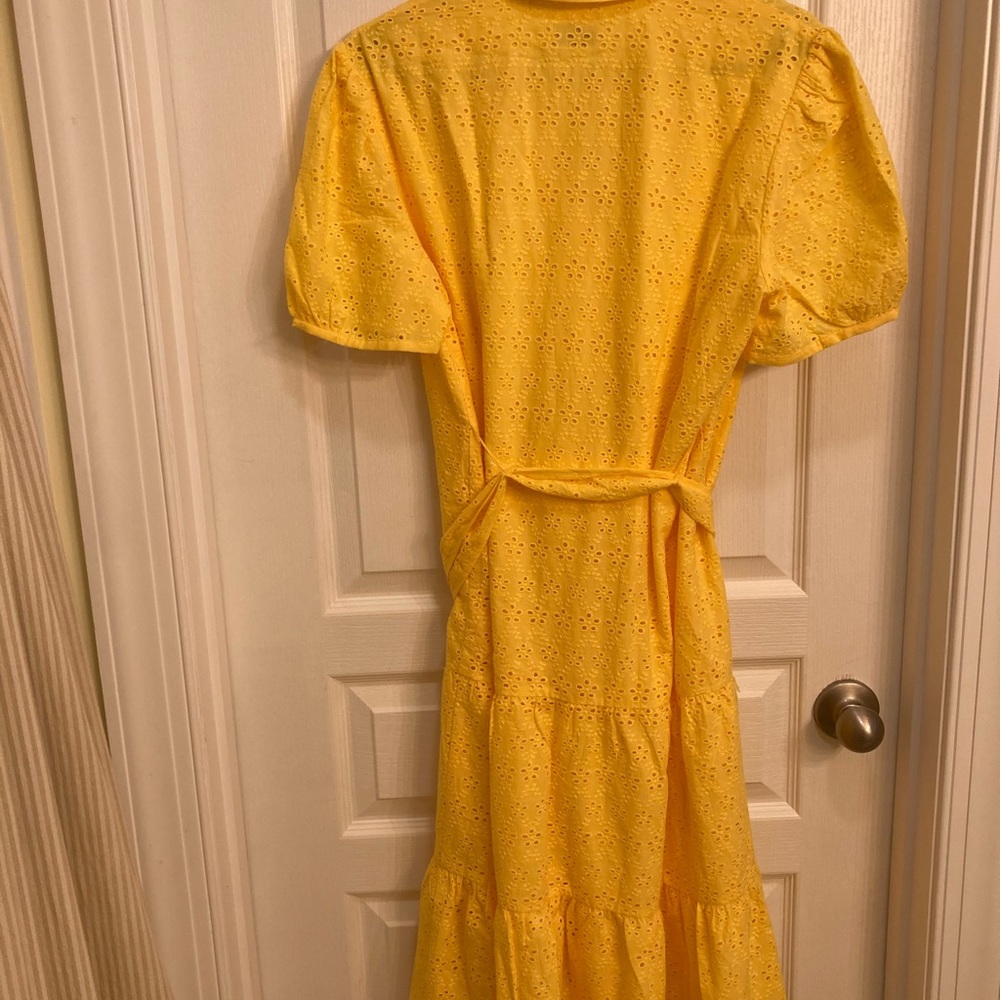 Cotton Eyelet Short Sleeve Augusta Dress (untuckit) - Picture 8 of 9
